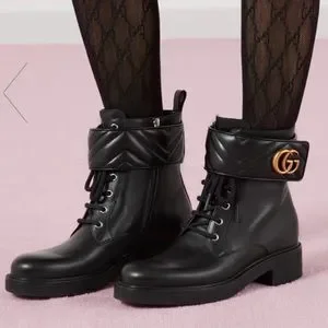 GUCCI｜BOOTS (678984 17K40 1284) GUCCI (WMNS) Gucci Ankle Boot 'Double G - Beige' 678984